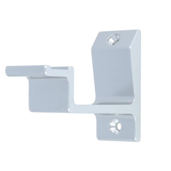 Leuninghouder opschroevend vlak zadel aluminium F1