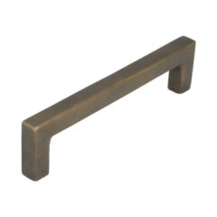 Meubelgreep recht 128 mm messing brons