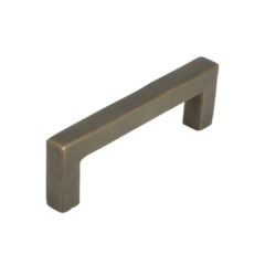 Meubelgreep recht 96 mm messing brons