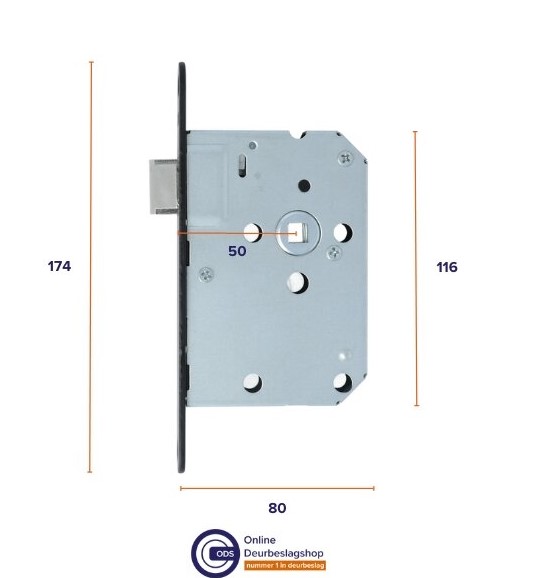ODShop loopslot met witte voorplaat - Afbeelding 2