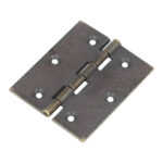 Scharnier 60x50x2 mm messing antiek