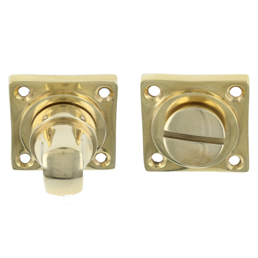 WC-sluiting 8 mm messing gepolijst