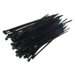 100 bundelbandjes nylon zwart 2,5 x 100 mm