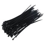 100 bundelbandjes nylon zwart 2,5 x 150 mm