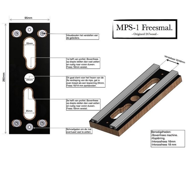 247WOOD Freesmal MPS 24 - Afbeelding 2