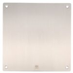 AMIG Afdekplaat vierkant RVS mat