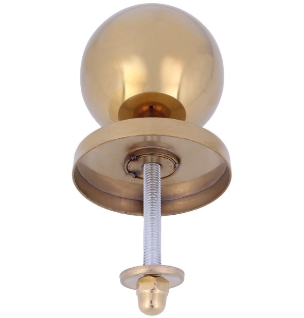 AMIG Vaste deurknop ø70mm messing kleur - Afbeelding 3