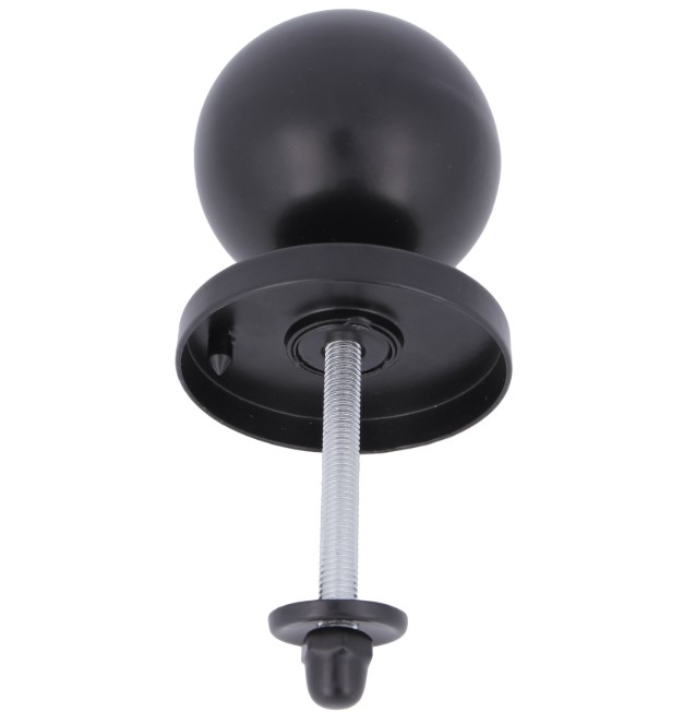 AMIG Vaste deurknop ø70mm zwart - Afbeelding 3