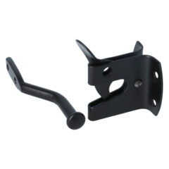 Automatische heksluiting met sluitpen 60mm zwart gelakt