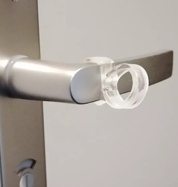 Deurklink buffer transparant 5 stuks - Afbeelding 3