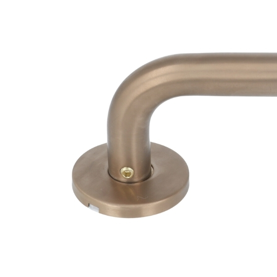 Deurklink BASICS LBIII-19 op ronde rozet PVD licht brons - Afbeelding 5