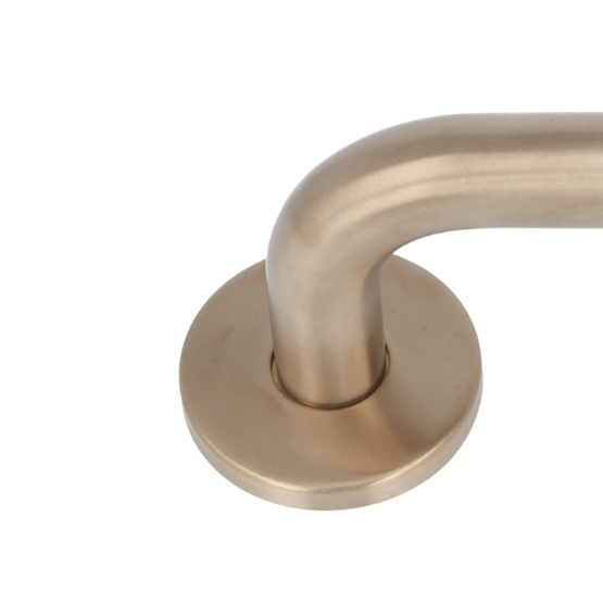 Deurklink BASICS LBIII-19 op ronde rozet PVD licht brons - Afbeelding 4