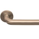 Deurkruk David Rockwell ECLIPSE DR100-G op rozet PVD licht brons