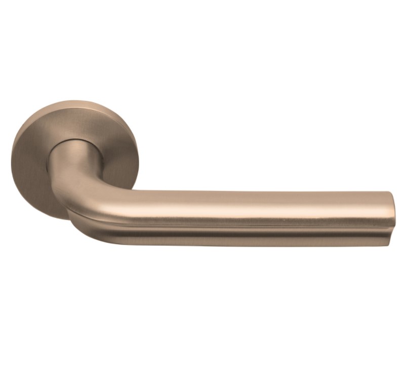 Deurkruk David Rockwell ECLIPSE DR100-G op rozet PVD licht brons