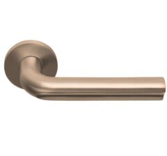 Deurkruk David Rockwell ECLIPSE DR101-G op rozet PVD licht brons