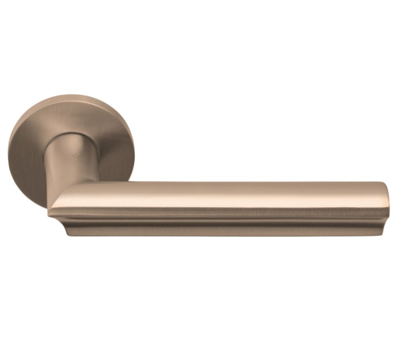 Deurkruk David Rockwell ECLIPSE DR102-G op rozet PVD licht brons