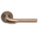 Deurkruk RIVIO by Gensler GL100-G op rozet pvd licht brons