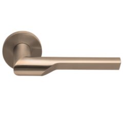 Deurkruk RIVIO by Gensler GL101-G op rozet pvd licht brons