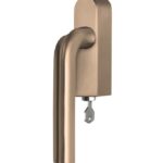 Draaikiepgarnituur ECLIPSE DR100-DKLOCK-O Rechts PVD licht brons