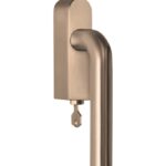 Draaikiepgarnituur ECLIPSE DR101-DKLOCK-O Links PVD licht brons