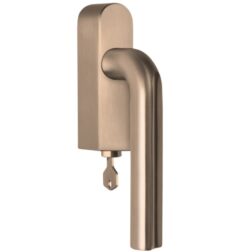 Draaikiepgarnituur ECLIPSE DR101-DKLOCK-O Links PVD licht brons