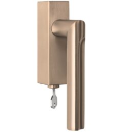 Draaikiepgarnituur ECLIPSE DR103-DKLOCK-O Links PVD licht brons