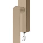 Draaikiepgarnituur Piet Boon ARC PBA100-DKLOCK Links PVD licht brons