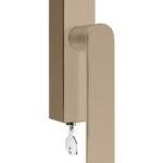 Draaikiepgarnituur Piet Boon ARC PBA100-DKLOCK Rechts PVD licht brons