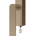 Draaikiepgarnituur Piet Boon ARC PBA101-DKLOCK Links PVD licht brons