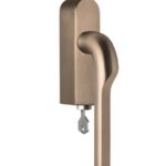 Draaikiepgarnituur RIVIO by Gensler GL100-DKLOCK-O links pvd licht brons