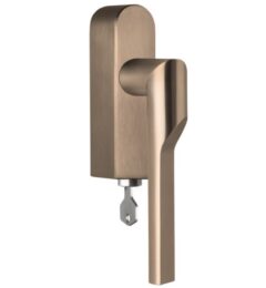 Draaikiepgarnituur RIVIO by Gensler GL101-DKLOCK-O links pvd licht brons