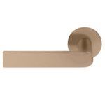 Enkele deurkruk links PIET BOON ARC PBA100-G PVD licht brons