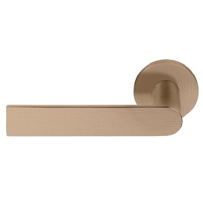 Enkele deurkruk links PIET BOON ARC PBA101-G PVD licht brons