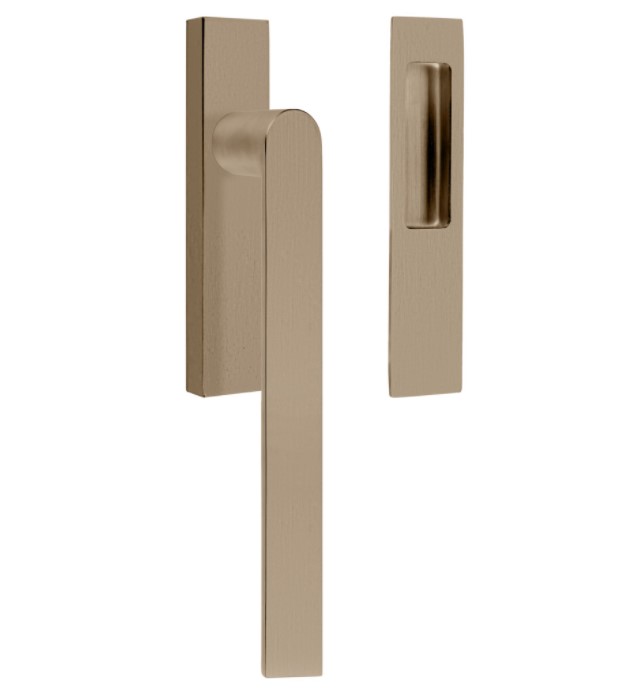 Hefschuifdeurbeslag PIET BOON ARC PBA230 Blind PVD licht brons