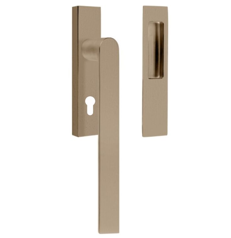 Hefschuifdeurbeslag PIET BOON ARC PBA230Y PC69 PVD licht brons