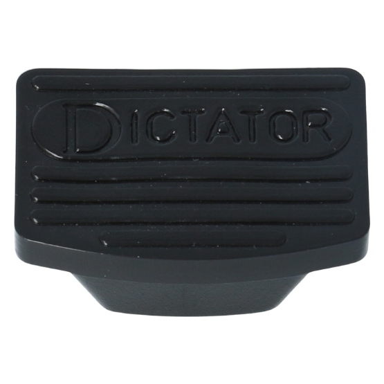 Kunststof aandrukdop zwart voor deurvastzetter ZE boven