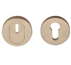 SKG3 veiligheid-rozet met kerntrekbeveiliging PVD licht brons