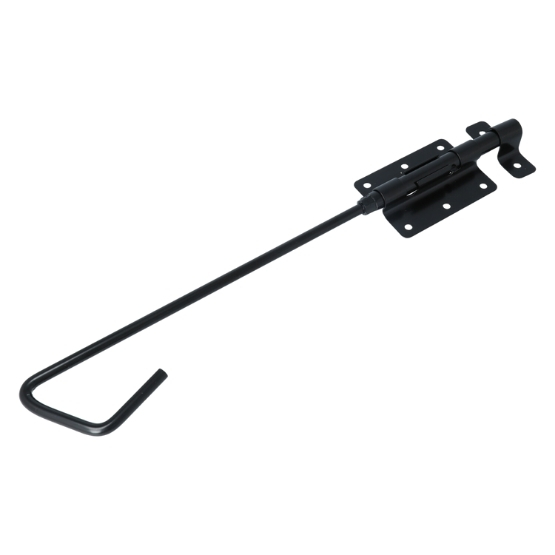 Staartgrendel met sluitbeugel 400x65 mm zwart - Afbeelding 3