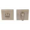 WC-sluiting Vierkant Blind 53x53x10 mm PVD licht brons