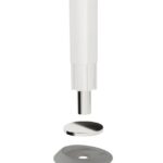 Verborgen magnetische deurstopper vloermodel mat nikkel