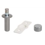 Yale magnetische deurstopper vloermodel mat nikkel