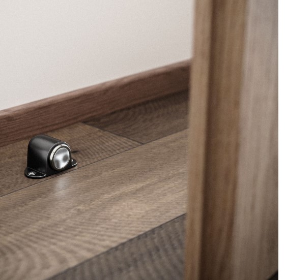 AMIG Deurstopper magnetisch zwart 44x40 mm - Afbeelding 4