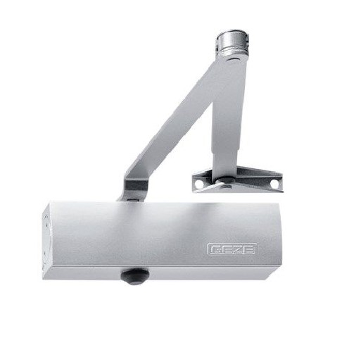 Deurdranger GEZE TS 1500 met schaararm zilverkleur