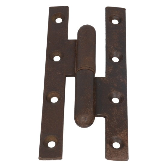 Deurpaumelle links 140 x 60 mm ruw geroest - Afbeelding 3