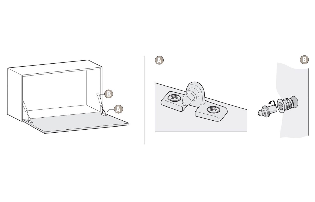 Gasveer antraciet omlaag 90° - Afbeelding 4