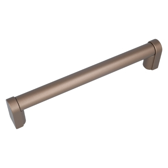 Greep buis 192 mm zamak mat brons