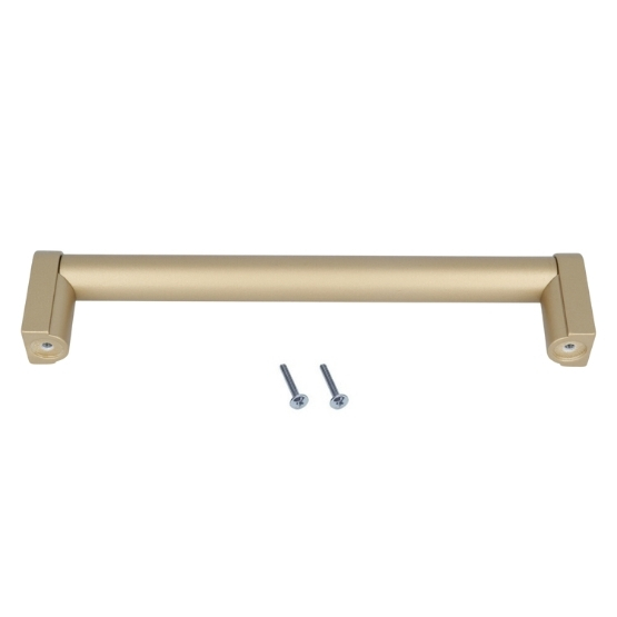 Greep buis 192 mm zamak mat messing - Afbeelding 2