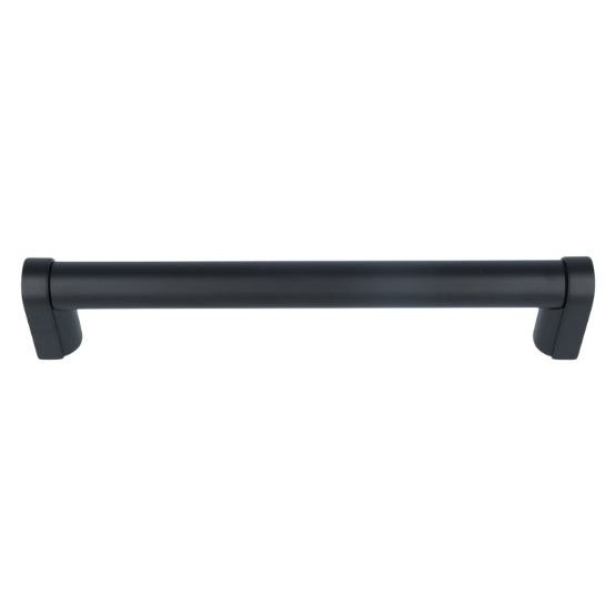 Greep buis 192 mm zamak mat zwart - Afbeelding 3