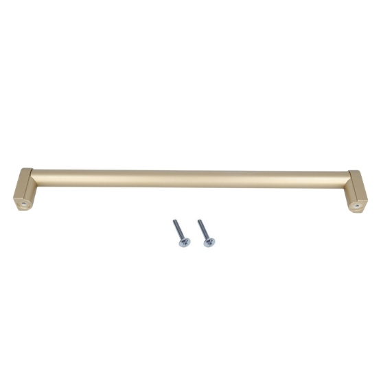 Greep buis 320 mm zamak mat messing - Afbeelding 2