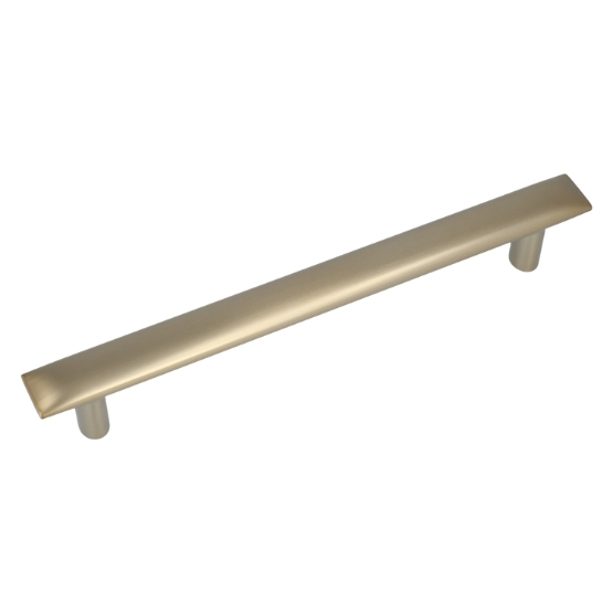 Greep kussentje 160 mm licht brons